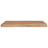Wall Shelf 50x40x2.5 cm Rectangular Solid Wood Acacia Live Edge 370247