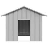 Dog House with Roof 131x101x102 cm Galvanised Steel 4100918