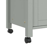 Kitchen Trolley MONZA 60x40x88.5 cm Solid Wood Pine 376098