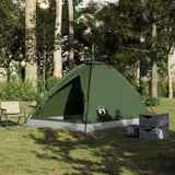 Camping Tent Dome 4-Person Olive Green Waterproof 4009636