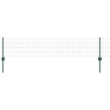 Welded Wire Fence 10 x 0.4 m PVC-Coated Steel Green 3335980