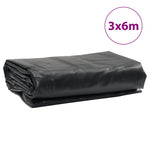 Tarpaulin Anthracite 3x6 m 650 g/m² 156086