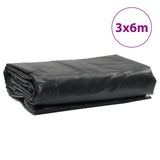 Tarpaulin Anthracite 3x6 m 650 g/m² 156086