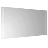LED Bathroom Mirror Transparent 80 x 40 cm Tempered Glass 42045797