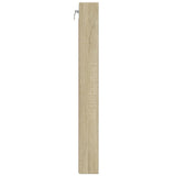 Vitrine Cabinet Sonoma Oak 100x8.5x75 cm Engineered Wood 847935