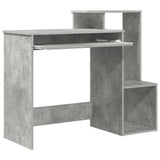 Desk Concrete Grey 106 x 41 x 88.5 cm Engineered Wood 869469