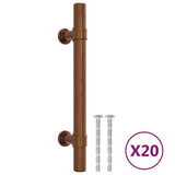 Cabinet Handles 20 pcs Bronze 96 mm Stainless Steel 3203700