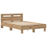 Bed Frame Artisan oak 120 x 200 cm Engineered wood 3333949