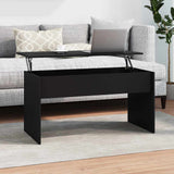 Coffee Table Black 102x50,5x52,5 cm Engineered Wood 809630