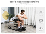 Squat Machine with Push Up Stand, Padded Hip Thrust Bench with Adjustable Cushion for Home Gym Work T3398P349200
