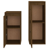 TV Cabinets 2 pcs Honey Brown Solid Wood Pine 3100157