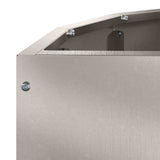 Planter Silver 60 x 30 x 35 cm Stainless Steel 883700