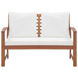 4 Piece Garden Lounge Set with Cushions Solid Wood Acacia 318338