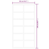 151019 Sliding Door ESG Glass and Aluminium 102x205 cm Black