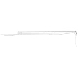 Awning Frame 4x3 m Automatic Roll-back Aluminium 141466