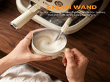 Bean to Cup Coffee Machine, Espresso Machine with Integrated Bean Grinder & Steam Wand, Cream White T3398P550309