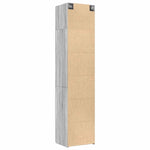 Slim Storage Cabinet Grey Sonoma 50x42.5x225 cm Engineered Wood 3281306