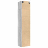 Slim Storage Cabinet Grey Sonoma 50x42.5x225 cm Engineered Wood 3281306