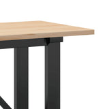 Coffee Table O-Frame 160x40x45 cm Solid Wood Pine and Steel 3282668