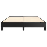 Box Spring Bed Frame Black Double Faux Leather 3121183