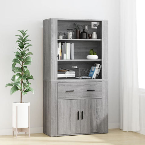 Highboard Grey Sonoma Engineered Wood 3185381