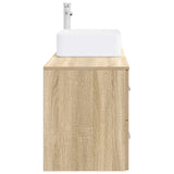 Bathroom Furniture Set 2 pcs Sonoma Oak Engineered Wood 3403978