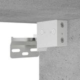 Bathroom Wall Cabinet Concrete Grey 80x25x40 cm Engineered Wood 860088