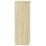 Shoe Cabinet Sonoma Oak 59x35x100.5 cm Engineered Wood 811442