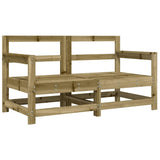 Garden Chairs with Cushions 2 pcs Impregnated Wood Pine 825596