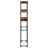 Washing Machine Shelf Old Wood 67 x 25 x 163 cm Engineered Wood 883550