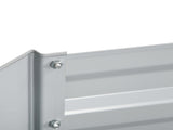 Raised Beds for Garden, Galvanised Steel Outdoor Planters with Multi-reinforced Rods, 180 x 90 x 59 T3398P313546
