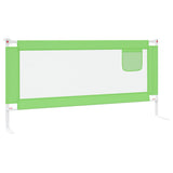 10196 Toddler Safety Bed Rail Green 190x25 cm Fabric