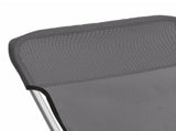 Folding Beach Chairs 2 pcs Grey Textilene&Powder-coated Steel 360190