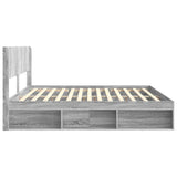 Bed Frame with Storage and Headboard 3 pcs Engineered Wood 3414176