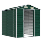 Garden Shed Green 191x215x198 cm Galvanised Steel 3188232