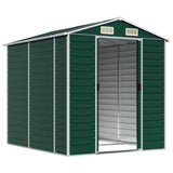 Garden Shed Green 191x215x198 cm Galvanised Steel 3188232