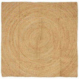 Area Rugs Natural 160 x 160 cm Jute 42010522