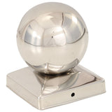 Post Caps 6 pcs Globe Final Stainless Steel 81x81 mm 145494