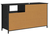 Sideboard Black Oak 100 x 33 x 75 cm Engineered Wood 882827