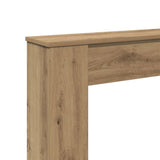 Fireplace Surround Artisan Oak 100x20x100 cm Engineered Wood 854579