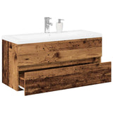 Sink Cabinet with Built-in Basin Old Wood 3328927