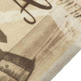 Kitchen Rug Washable Coffee Brown 60x300 cm Velvet 4005580