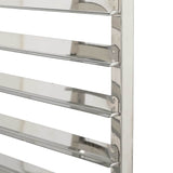 Tray Trolley with 12 GN Containers 75x55x87 cm Stainless Steel 4108074