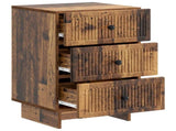 Bedside Cabinet Old Wood 43 x 41 x 66.5 cm Engineered Wood 893873