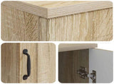 Desk with Shelf Sonoma Oak 142.5 x 50 x 75 cm Engineered Wood 3414641