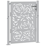 Garden Gate 100x125 cm Weathering Steel Flame Design 4100995