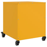 Bedside Cabinet Mustard Yellow 36x39x43,5 cm Steel 846632