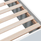 Bed Frame without Mattress White 100x200 cm 3280958