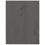 Bedside Cabinets 2 pcs Grey 40x30.5x40 cm Solid Pinewood 808118