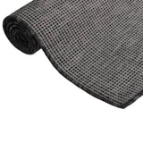 Outdoor Flatweave Rug 160x230 cm Grey 340776